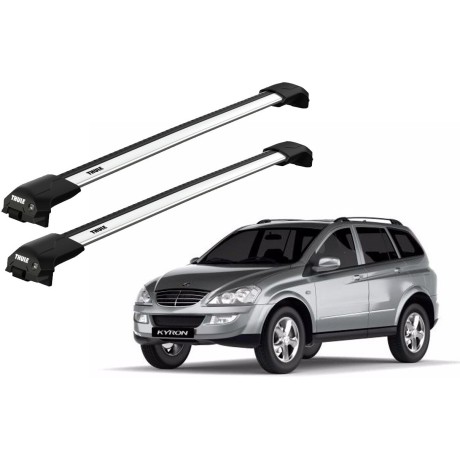Barras THULE EDGE Flush para autos SSANGYONG Kyron desde 2005