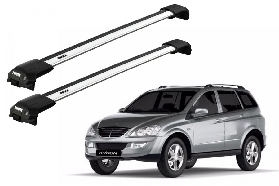 Barras THULE EDGE Flush para autos SSANGYONG Kyron desde 2005