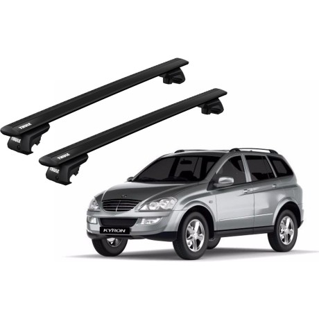 Barras THULE EVO WingBar para autos SSANGYONG Kyron desde 2005 negro