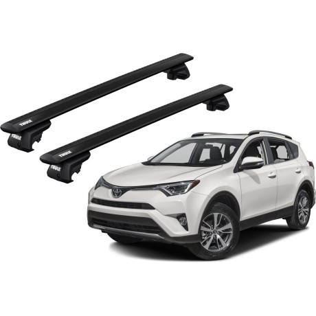 Barras THULE EVO WingBar para autos TOYOTA RAV 4 2016 a 2018 negro