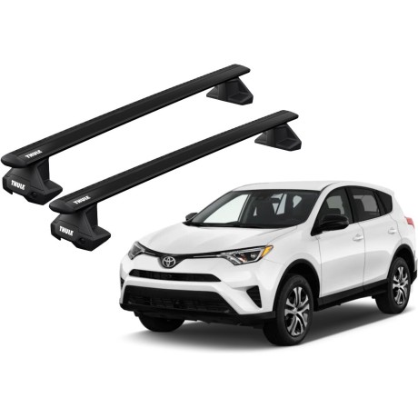 Barras THULE EVO WingBar para autos TOYOTA RAV 4 2016 a 2018 negro