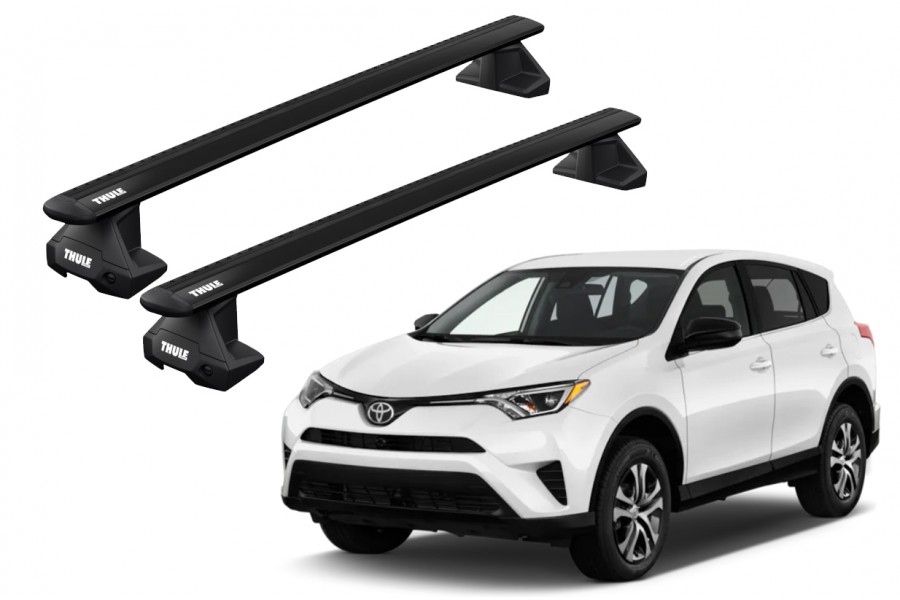 Barras THULE EVO WingBar para autos TOYOTA RAV 4 2016 a 2018 negro