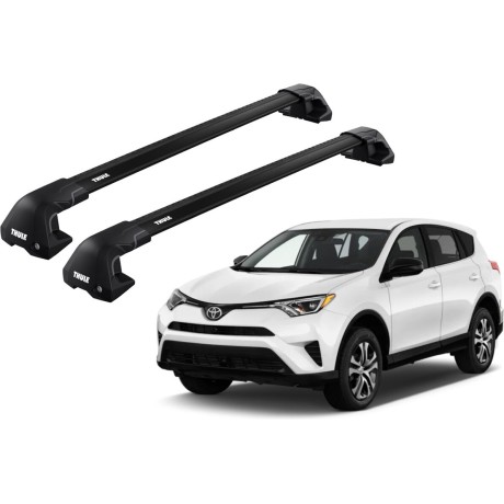 Barras THULE EDGE Flush para autos TOYOTA RAV 4 2016 a 2018 negro