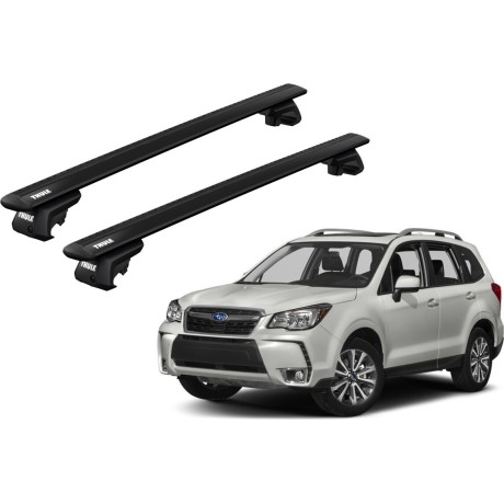 Barras THULE EVO WingBar para autos SUBARU Forester desde 2019-2024 negro