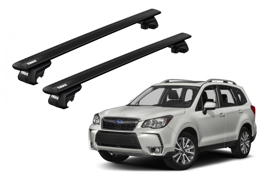 Barras THULE EVO WingBar para autos SUBARU Forester desde 2019-2024 negro