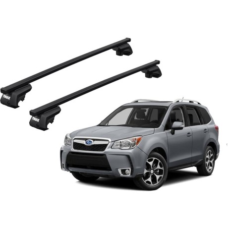 Barras THULE EVO SquareBar para autos SUBARU Forester 2013 a 2018