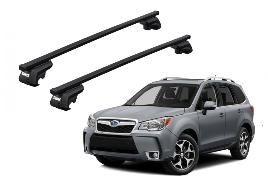 Barras THULE EVO SquareBar para autos SUBARU Forester 2013 a 2018