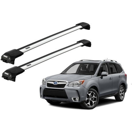 Barras THULE EDGE Flush para autos SUBARU Forester 2013 a 2018