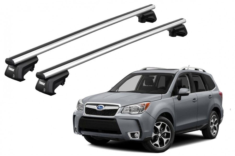 Barras THULE SmartRack XT AluBar para autos SUBARU Forester 2013 a 2018