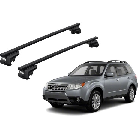 Barras THULE EVO SquareBar para autos SUBARU Forester 2008 a 2012