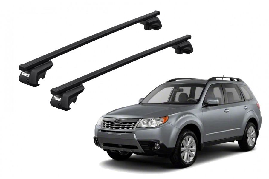 Barras THULE EVO SquareBar para autos SUBARU Forester 2008 a 2012
