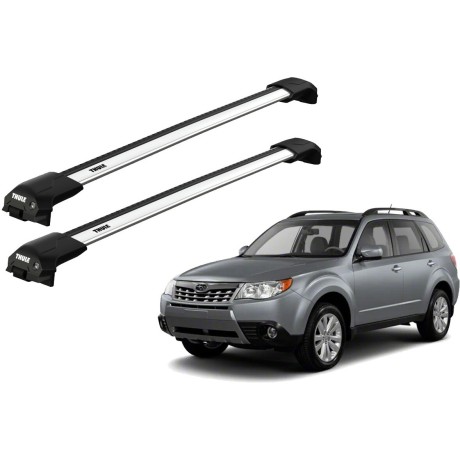 Barras THULE EDGE Flush para autos SUBARU Forester 2008 a 2012