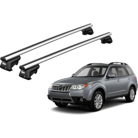 Barras THULE SmartRack XT AluBar para autos SUBARU Forester 2008 a 2012