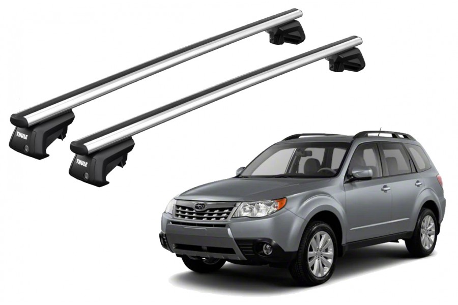 Barras THULE SmartRack XT AluBar para autos SUBARU Forester 2008 a 2012