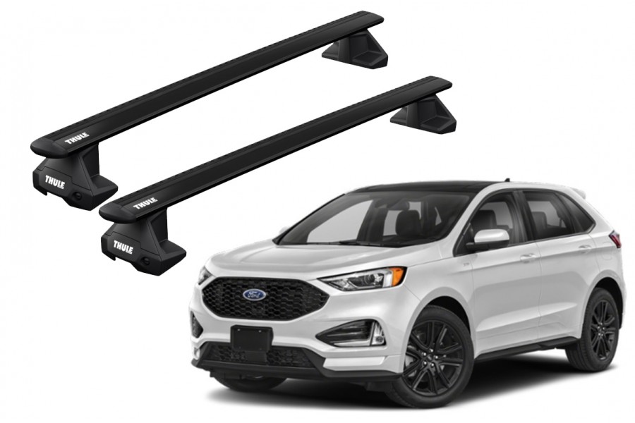 Barras THULE EVO WingBar para autos FORD Edge desde 2015-2024 negro