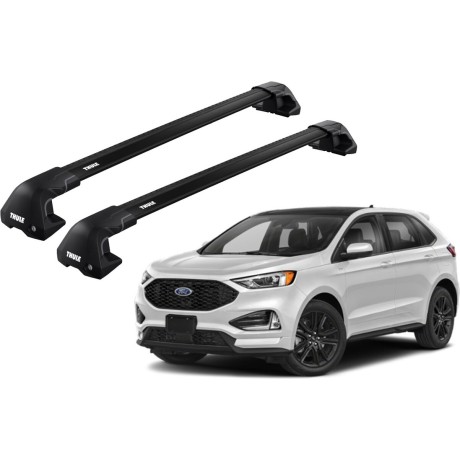 Barras THULE EDGE Flush para autos FORD Edge desde 2015-2024 negro