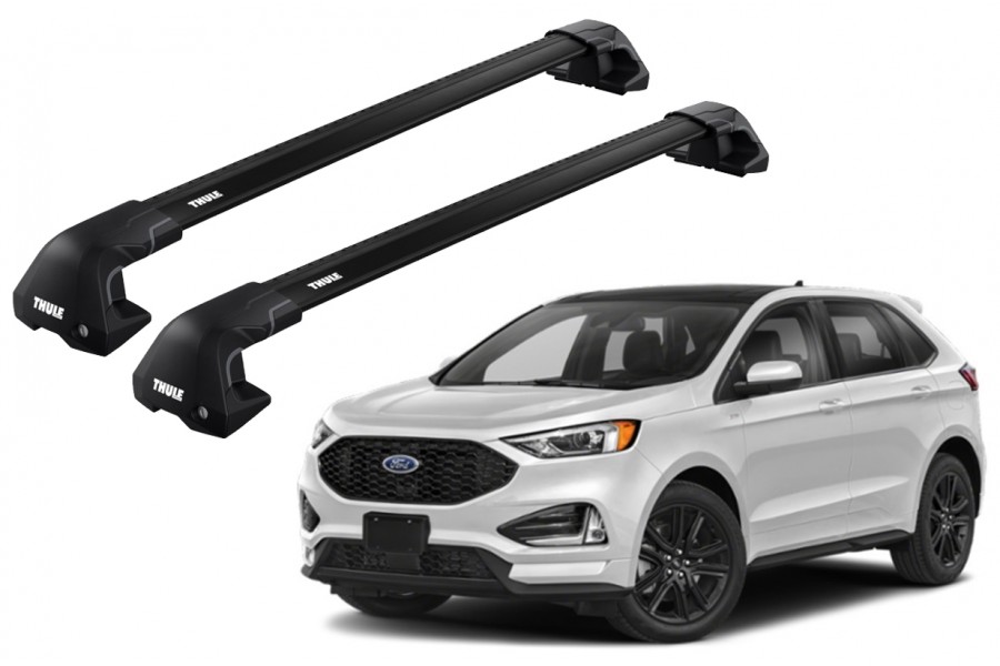 Barras THULE EDGE Flush para autos FORD Edge desde 2015-2024 negro