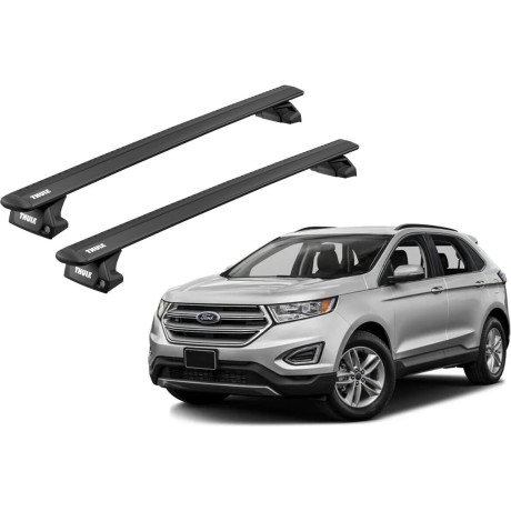 Barras THULE EVO WingBar para autos FORD Edge desde 2015 negro