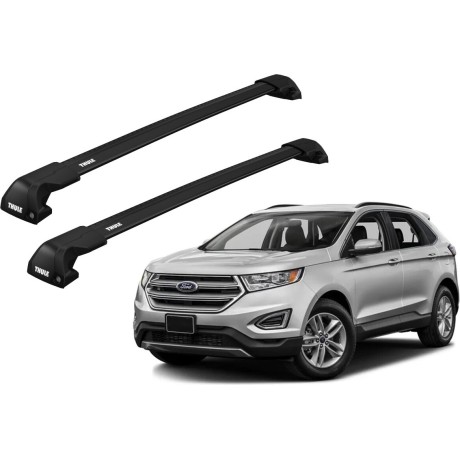 Barras THULE EDGE Flush para autos FORD Edge desde 2015 negro