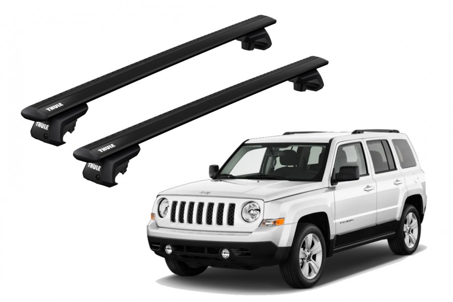 Barras THULE EVO WingBar para autos JEEP Patriot 2006 a 2017 negro