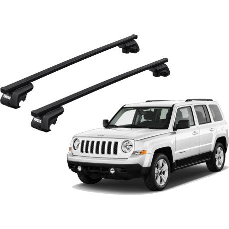 Barras THULE EVO SquareBar para autos JEEP Patriot 2006 a 2017
