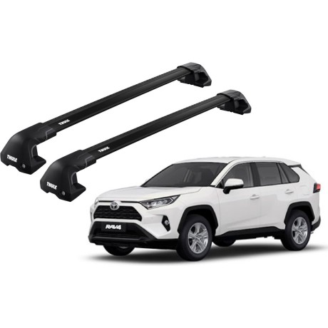 Barras THULE EDGE Flush para autos TOYOTA RAV 4 desde 2019 negro