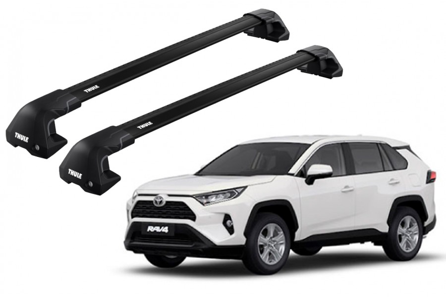 Barras THULE EDGE Flush para autos TOYOTA RAV 4 desde 2019 negro