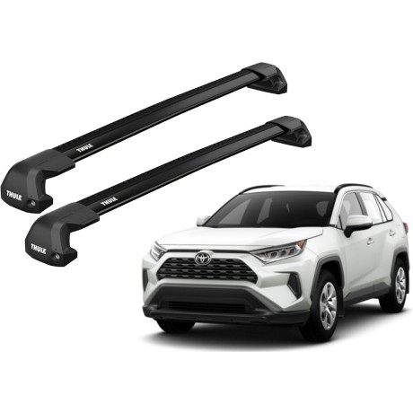 Barras THULE EDGE Flush para autos TOYOTA RAV 4 desde 2019 negro