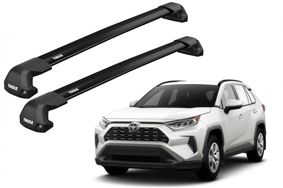 Barras THULE EDGE Flush para autos TOYOTA RAV 4 desde 2019 negro