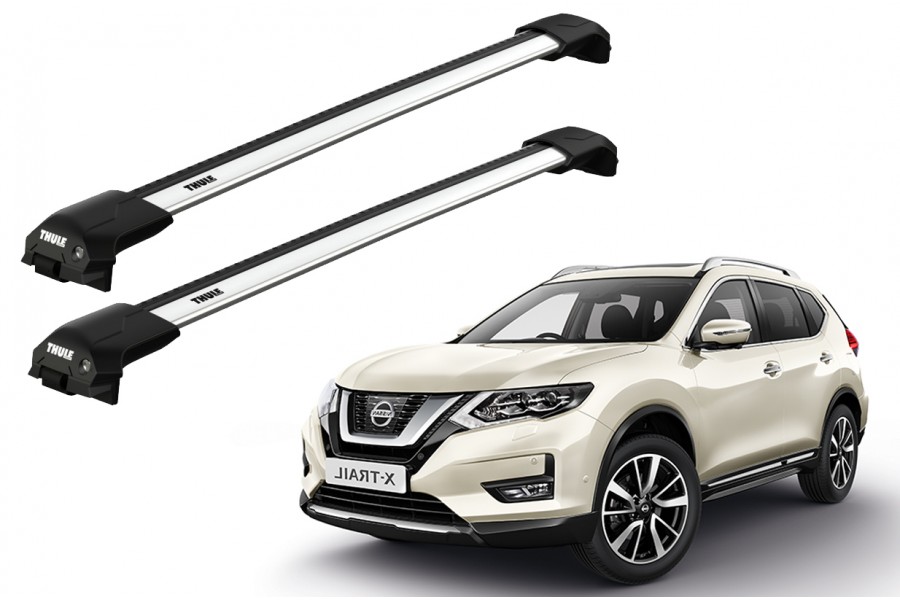 Barras THULE EDGE Flush para autos NISSAN X-Trail desde 2014 a 2021