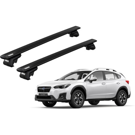Barras THULE EVO WingBar para autos SUBARU XV desde 2017 negro
