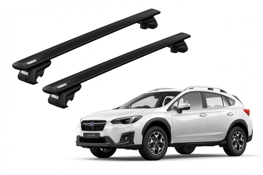 Barras THULE EVO WingBar para autos SUBARU XV desde 2017 negro