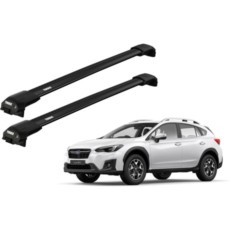 Barras THULE EDGE Flush para autos SUBARU XV desde 2017 negro