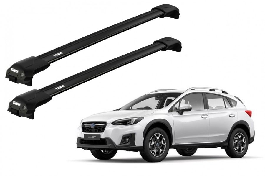 Barras THULE EDGE Flush para autos SUBARU XV desde 2017 negro