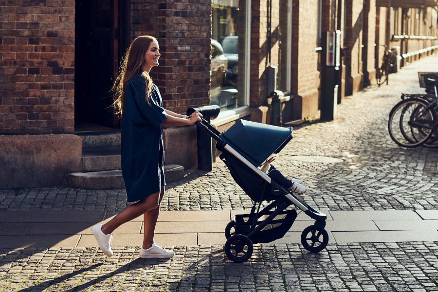 Coche Thule Spring | Black Misty Rose Melange