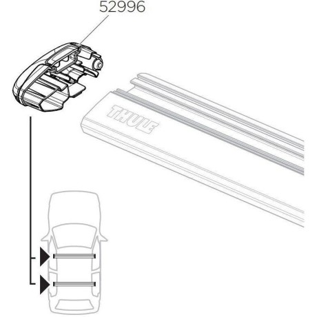 Tapa Thule Wingbar Evo Izquierda