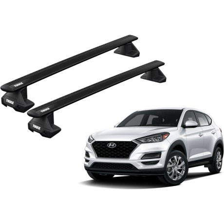 Barras THULE EVO WingBar para autos HYUNDAI Tucson desde 2015 - 2021 negro