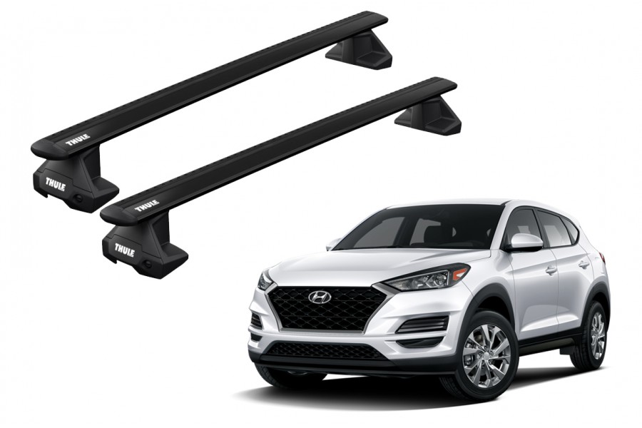 Barras THULE EVO WingBar para autos HYUNDAI Tucson desde 2015 - 2021 negro