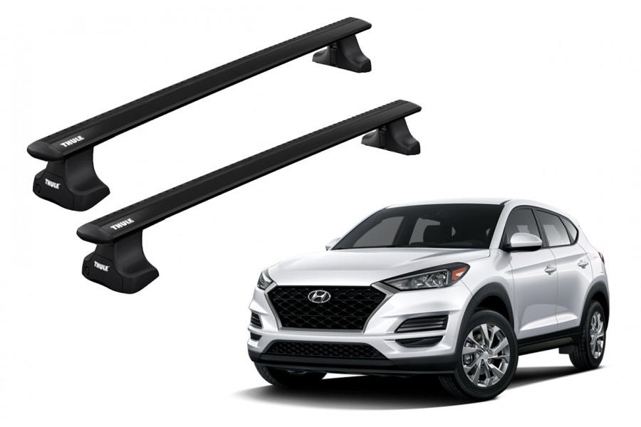 Barras THULE WingBar para autos HYUNDAI Tucson desde 2015 - 2021 negro