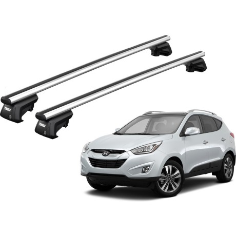 Barras THULE SmartRack XT AluBar para autos HYUNDAI Tucson 2010 a 2015