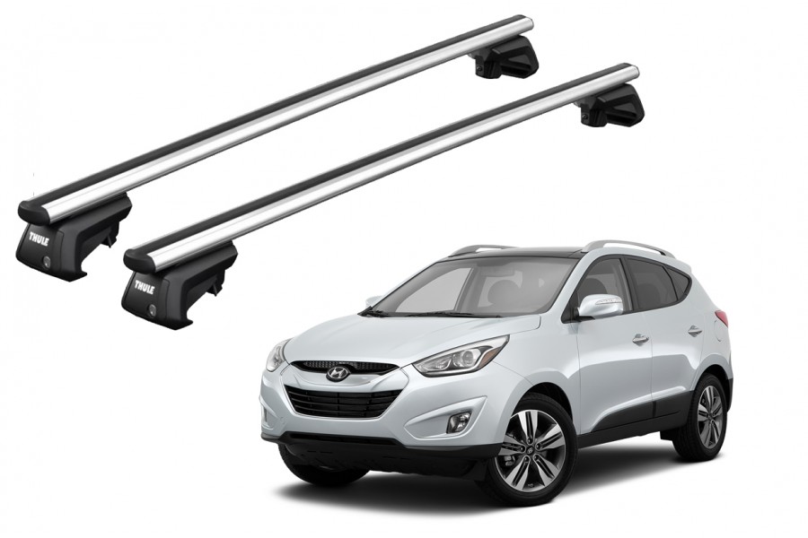 Barras THULE SmartRack XT AluBar para autos HYUNDAI Tucson 2010 a 2015