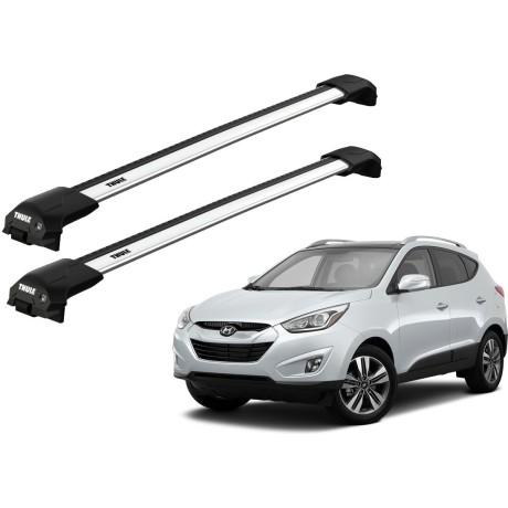 Barras THULE EDGE Flush para autos HYUNDAI Tucson 2010 a 2015