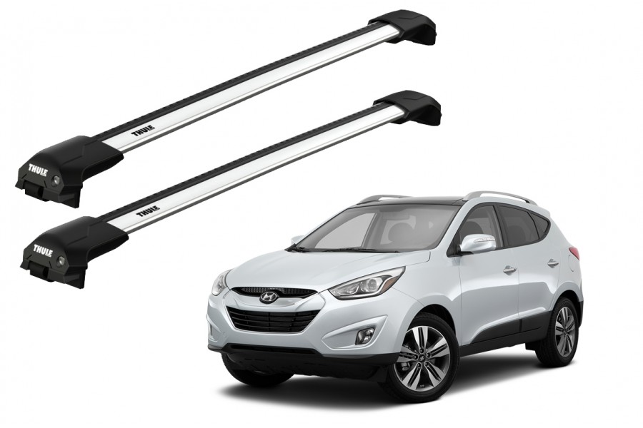 Barras THULE EDGE Flush para autos HYUNDAI Tucson 2010 a 2015