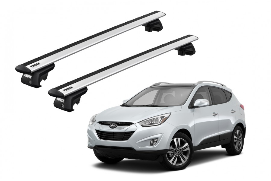 Barras THULE EVO WingBar para autos HYUNDAI Tucson 2010 a 2015