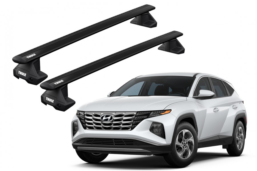 Barras THULE EVO WingBar para autos HYUNDAI Tucson desde 2021 negro