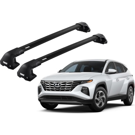 Barras THULE EDGE Flush para autos HYUNDAI Tucson desde 2021 negro