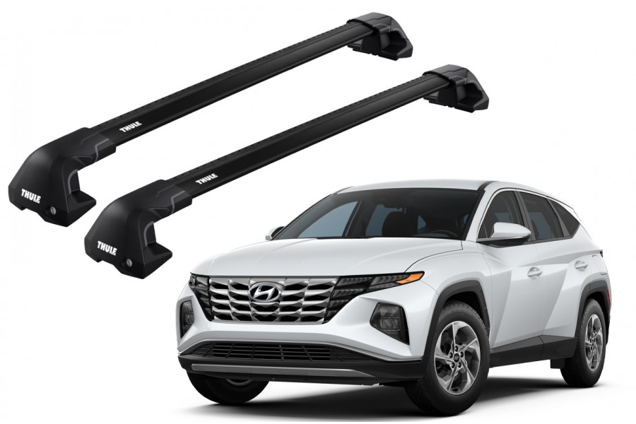 Barras THULE EDGE Flush para autos HYUNDAI Tucson desde 2021 negro