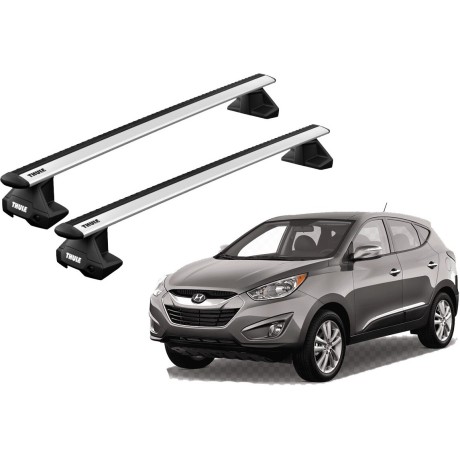 Barras THULE EVO WingBar para autos HYUNDAI Tucson 2010 a 2015