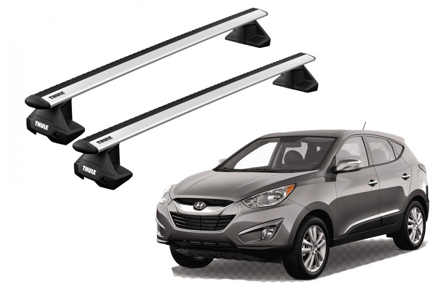 Barras THULE EVO WingBar para autos HYUNDAI Tucson 2010 a 2015