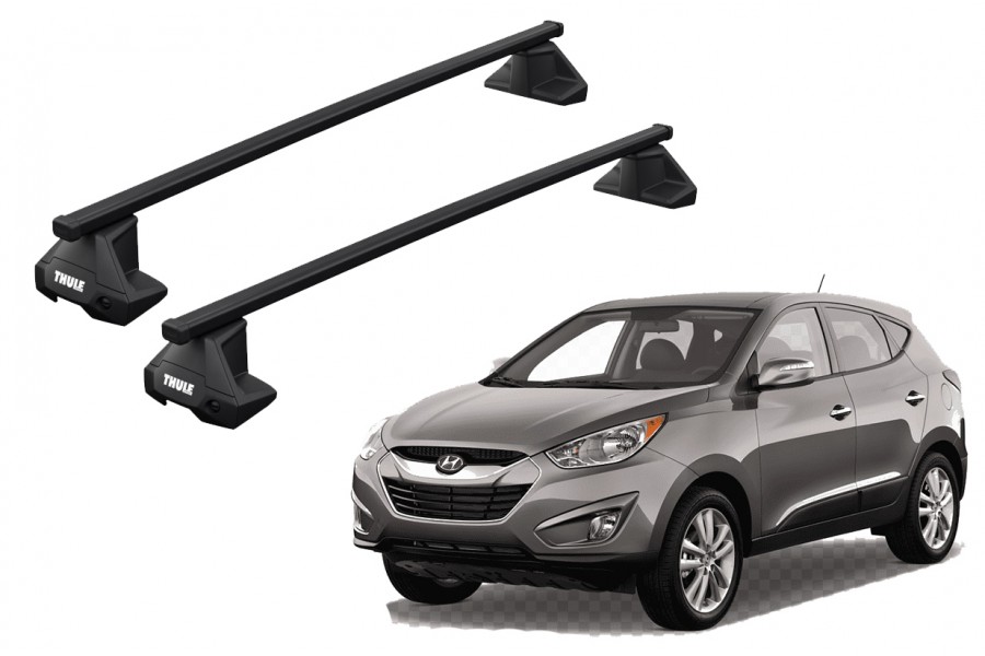 Barras THULE EVO SquareBar para autos HYUNDAI Tucson 2010 a 2015